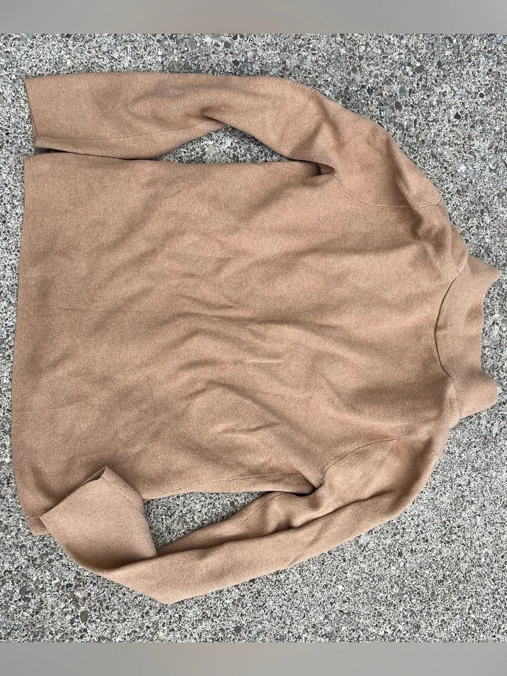 J Crew Women's Size Medium Tan Single-Button Knit Blazer